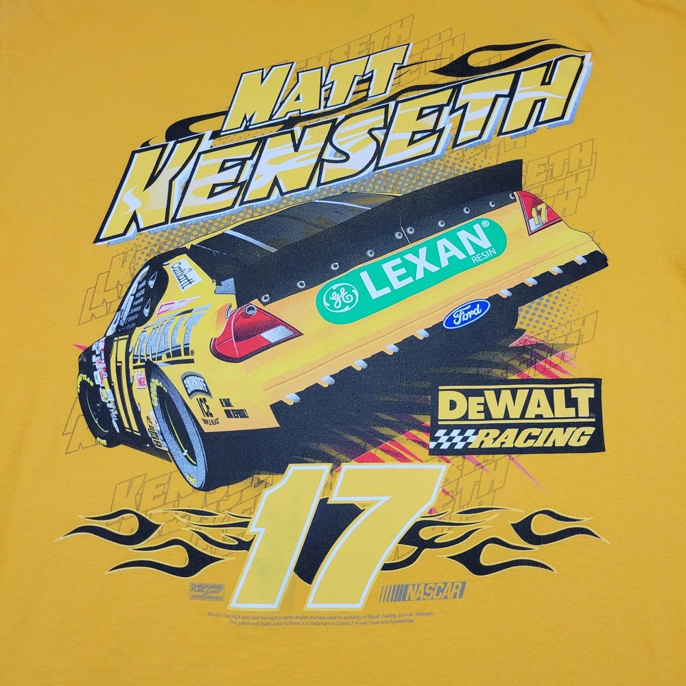 Matt Kenseth Shirt Mens XL NASCAR Racing Long Sleeve‎ DeWalt #17 Ford Taurus